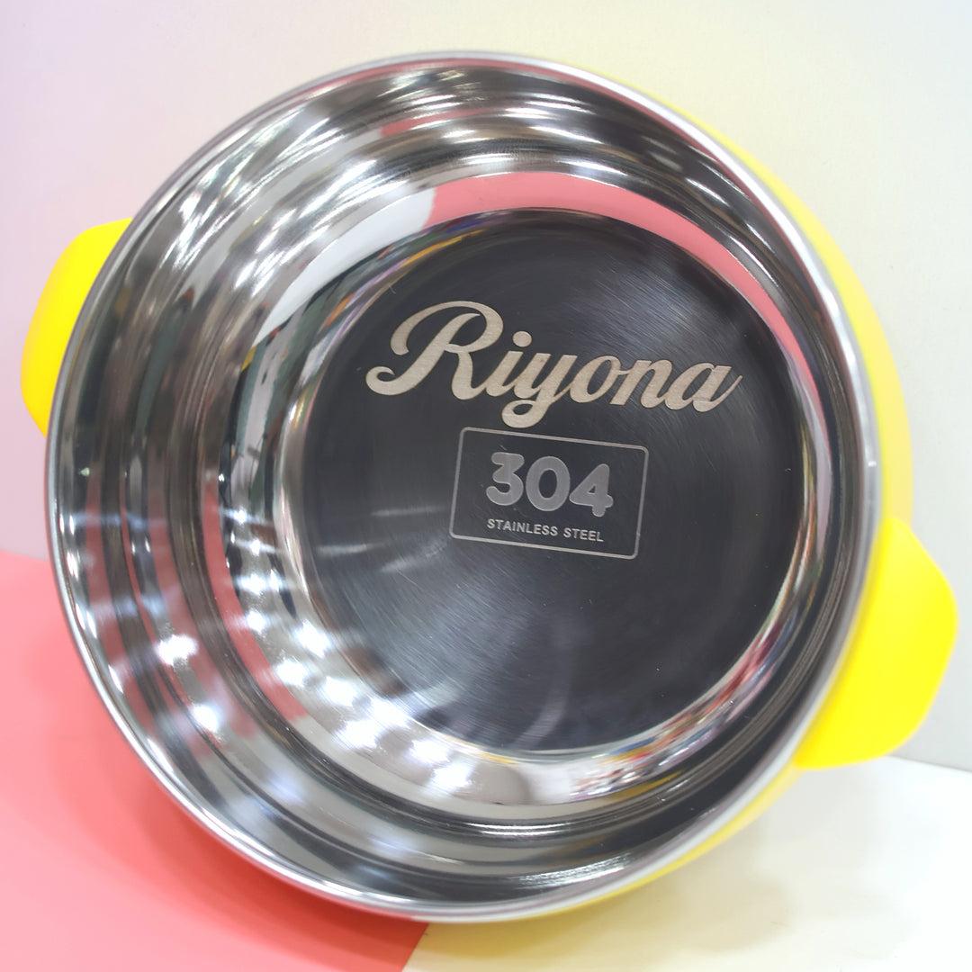 Square Kids Stainless Steel Lunch Box with Spoon and Scissor - 750 ml