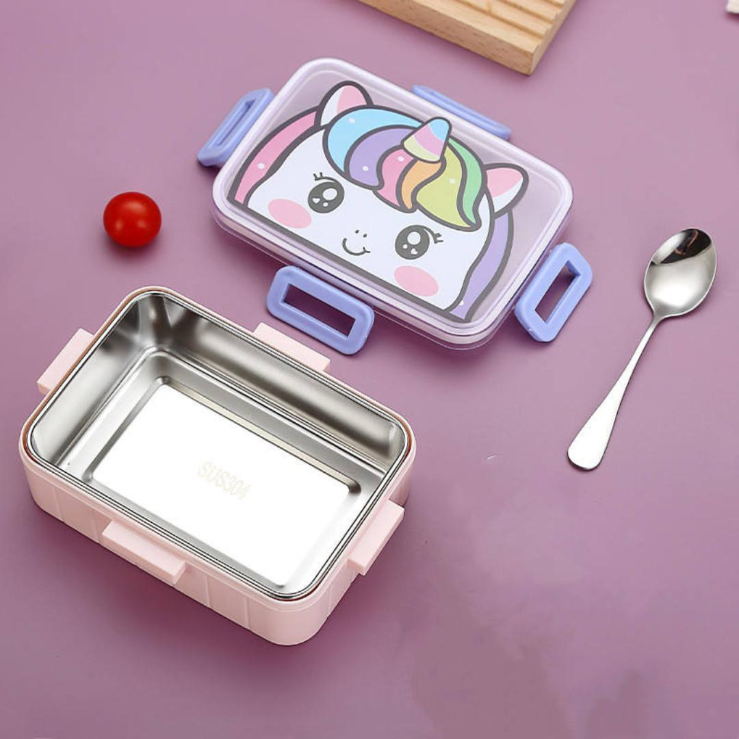 Insulmate Stainless Steel Leak-Proof Lunch Box With Spoon