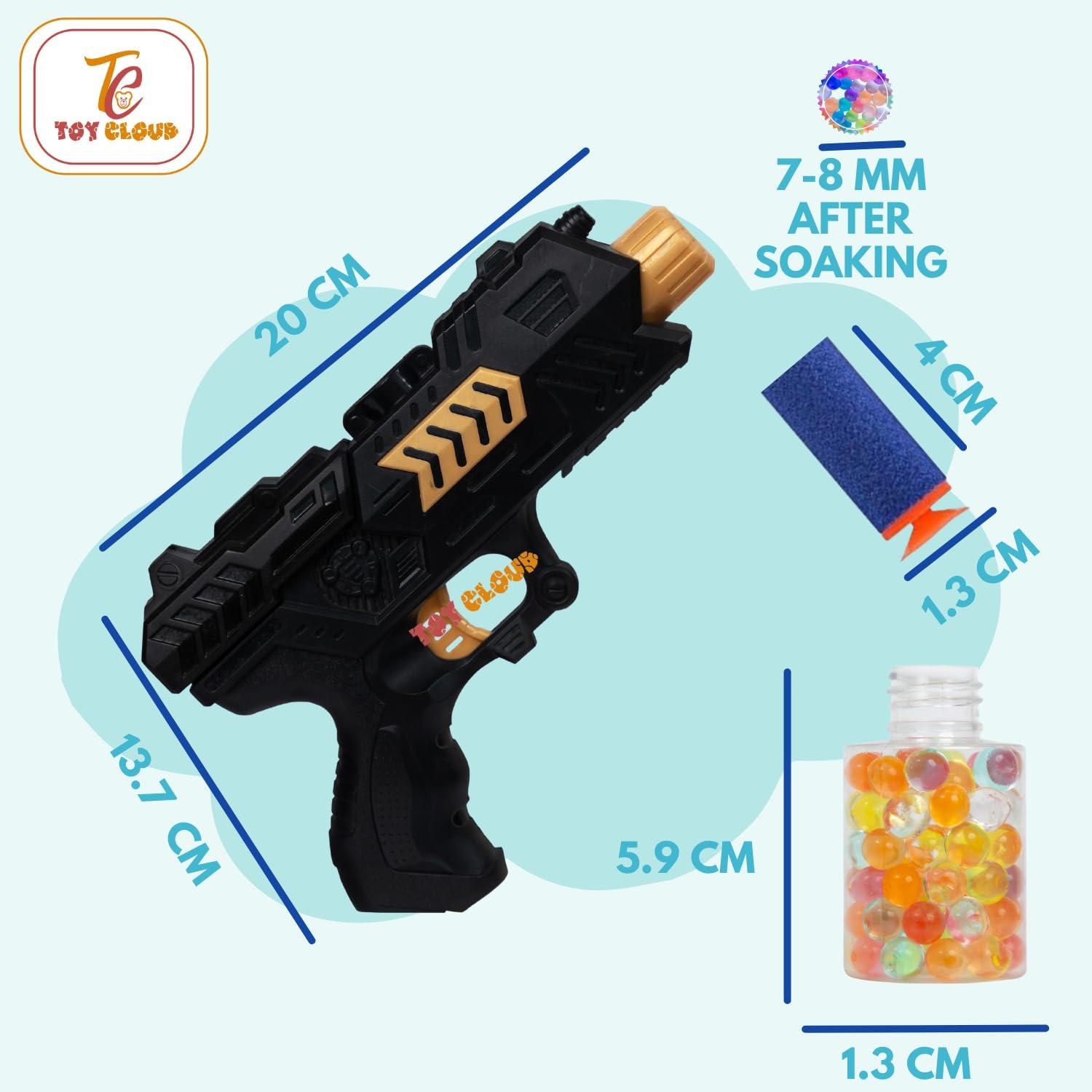 Mini Soft Blaster Manual Soft Bullet Shooting Toy with 3 Safe Foam Bullets for Kids, Safe and Long Range Shooting Gun - Multicolour