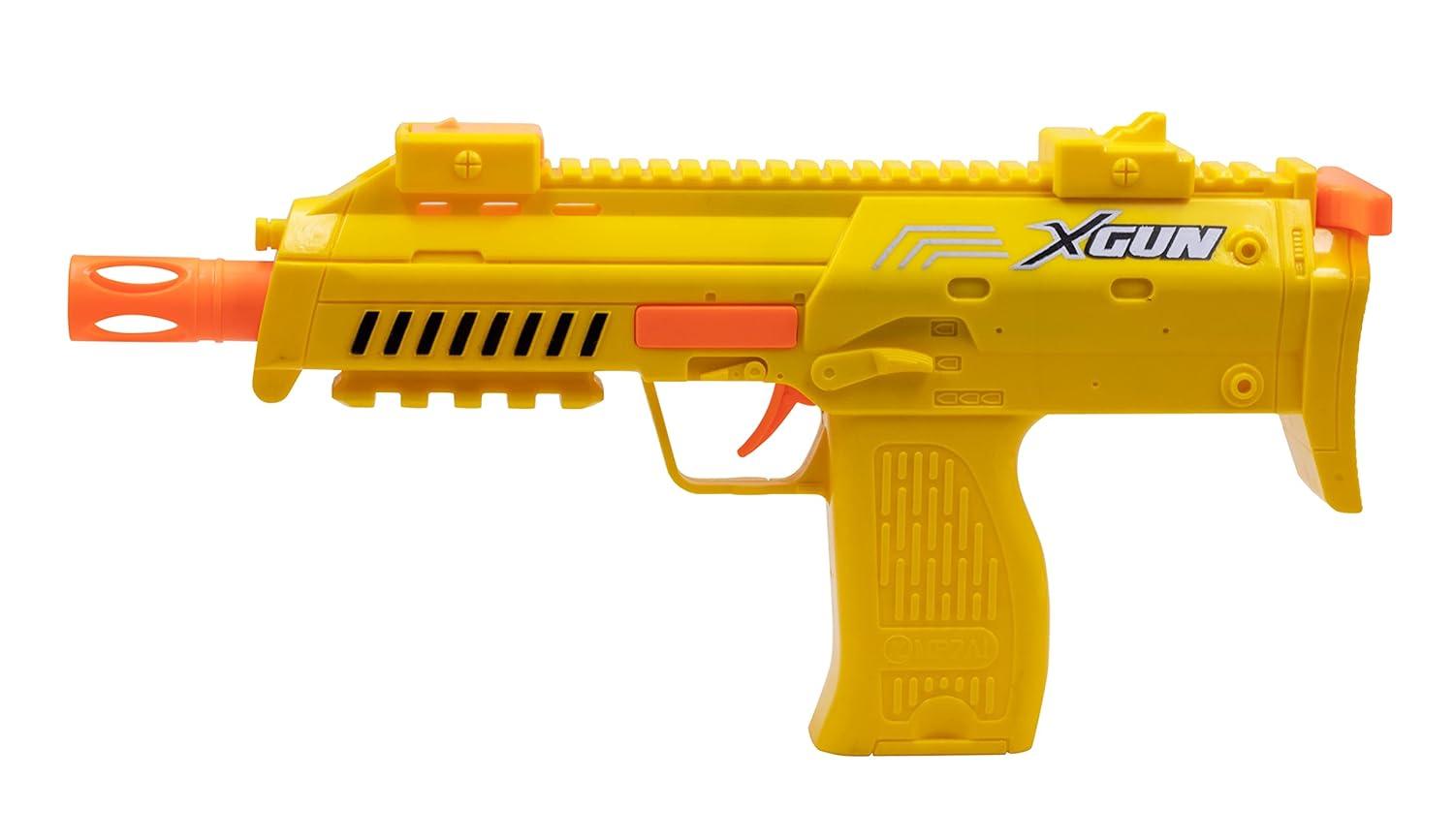 Mini Soft Blaster Manual Soft Bullet Shooting Toy with 3 Safe Foam Bullets for Kids, Safe and Long Range Shooting Gun - Multicolour