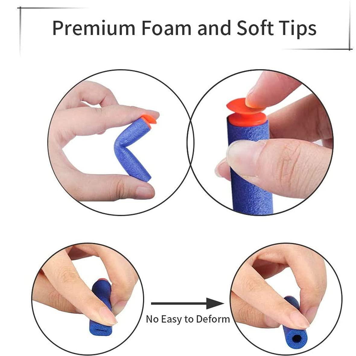 Mini Soft Blaster Manual Soft Bullet Shooting Toy with 3 Safe Foam Bullets for Kids, Safe and Long Range Shooting Gun - Multicolour