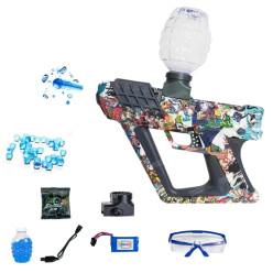 Gel Ball Blaster Gun & Foam Blaster Gun for Outdoor Activities Shooting Time with 4000 Gel Ball for Adult Original Airsoft Gun Automatic