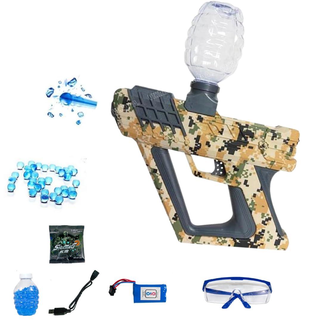 Gel Ball Blaster Gun & Foam Blaster Gun for Outdoor Activities Shooting Time with 4000 Gel Ball for Adult Original Airsoft Gun Automatic