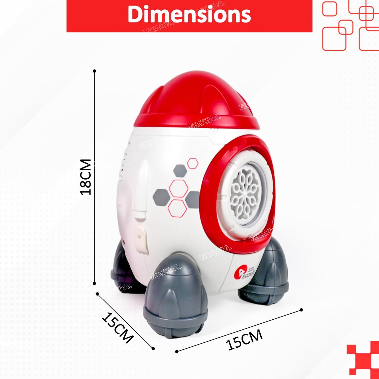 Leak-Proof Design Automatic Bubble Gun for Kids & Toddlers with LED Light - includes 2 Bubble Liquid Bottles - Blue