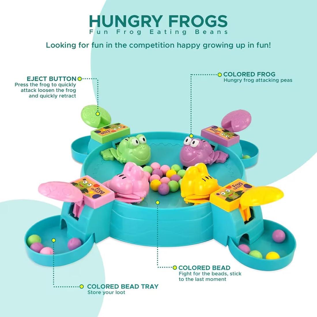 Hungry Frog Games Eating Beans Games | Indoor Games Interactive Game Toy of Family Board Games for Kids | Interactive Game Toys Multiplayer Game for 2 Player