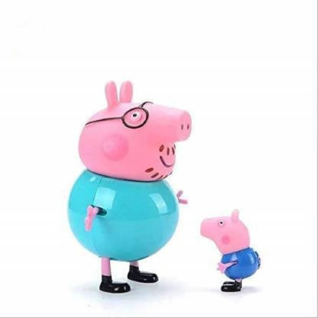 Peppa Pig Family Pack with Peppa Pig George Pig Mamma Pig and Daddy Pig Figures