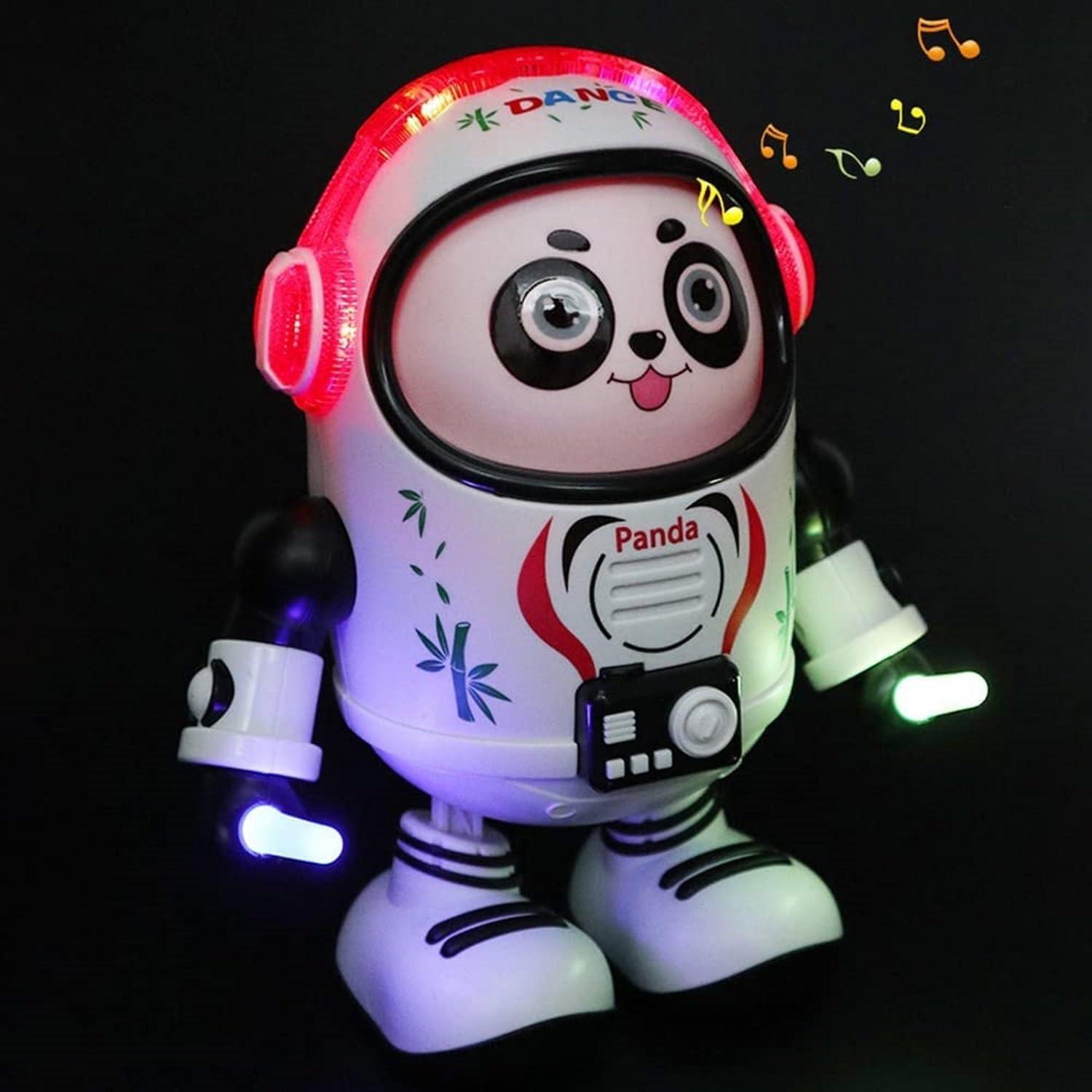 Space Panda Dancing Robot Simulation Panda Singing Toy With Horizontal Movement