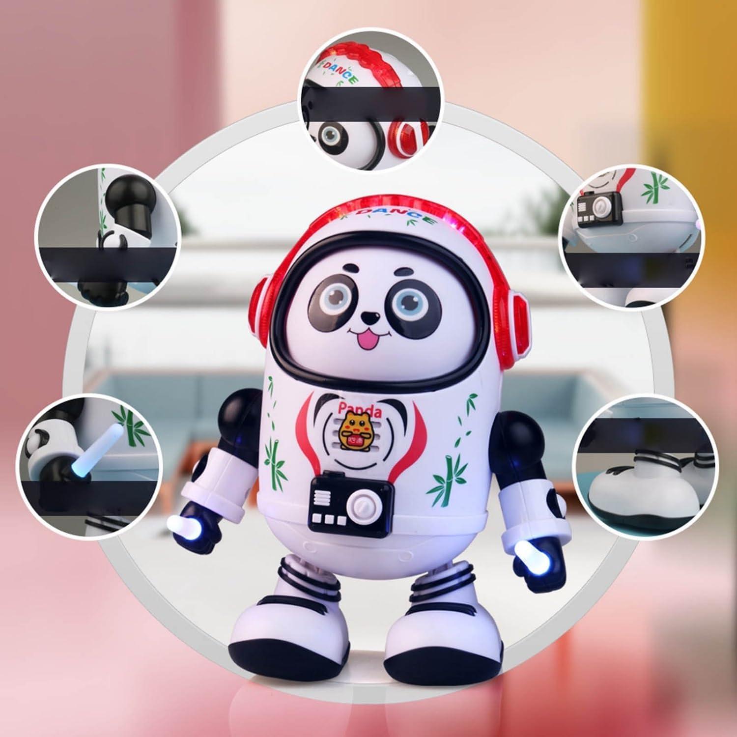 Space Panda Dancing Robot Simulation Panda Singing Toy With Horizontal Movement