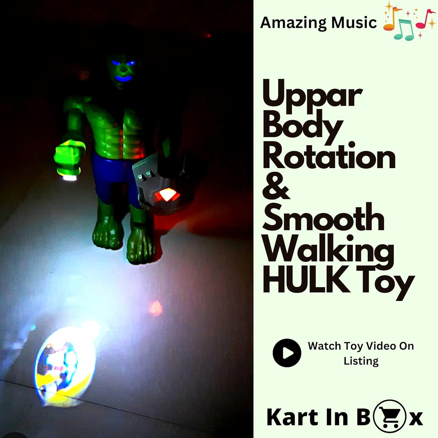 Captain Super Robot Toy with Lights, Sound and 360 Rotation Function