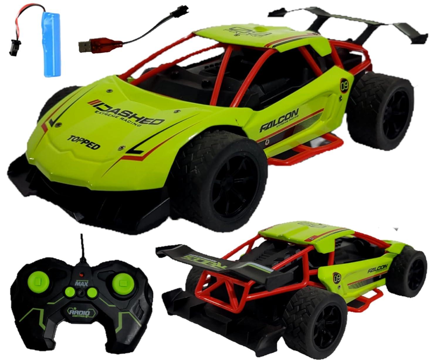 Alloy Frame Metal Body Rechargeable Remote Control Drift Monster Car Toy