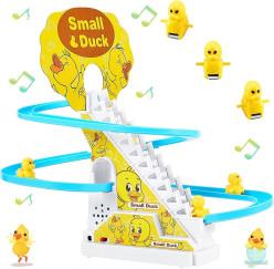 Small Musical Duck Track Set Toys For Kids With 3 Duck