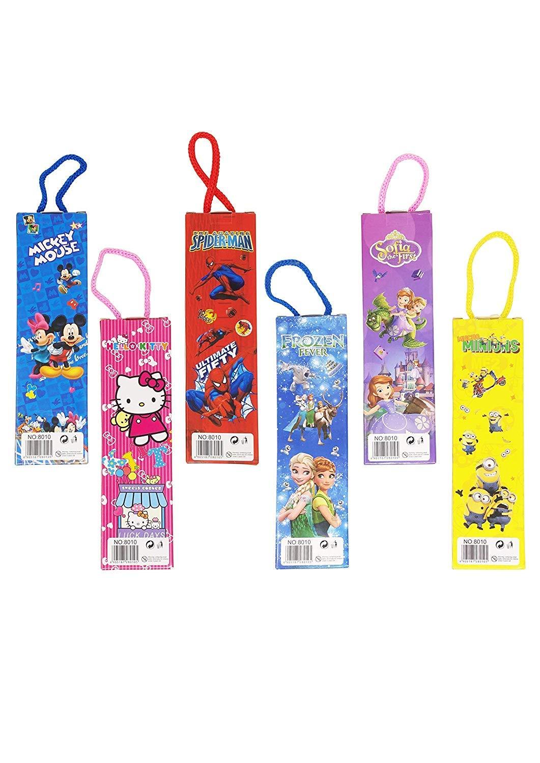 Birthday Party Return Gifts Mix Stationery Kit Set in a Fancy Box for Kids (Pack of 6)