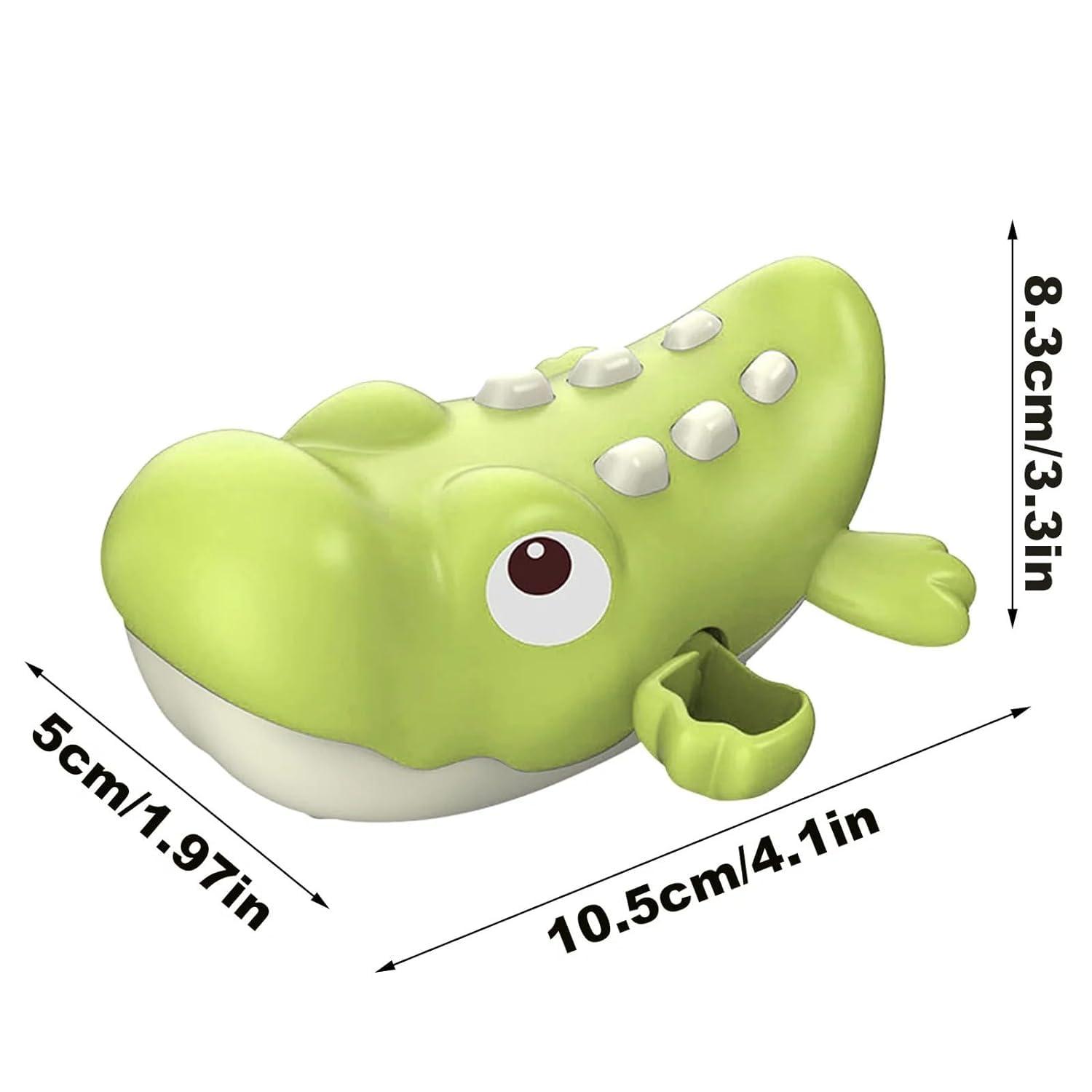 Wind Up Toys 3 Pcs Swimming Duck Turtle Crocodile Penguin Bath Tub Toy for Kids