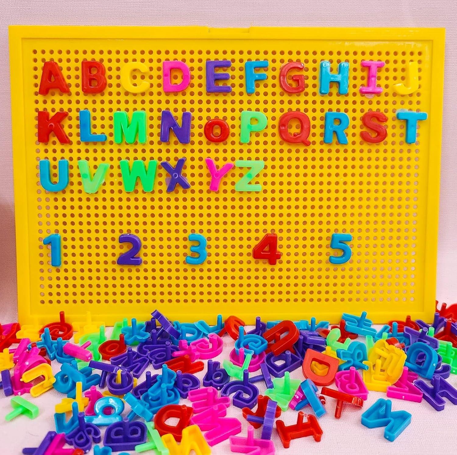 DIY Big Alphabet Learning Shape Puzzle for Kids Educational Blocks Puzzles for Boys & Girls