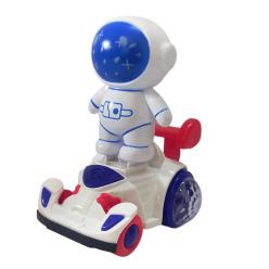 Astronaut Space Vehicle Car Toy with Light, Music, 360° Rotation and Bump & go Action for Kids