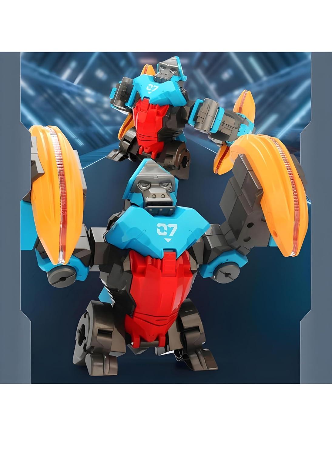 Gorilla Tumbling and Flipping Dancing Musical Toy with 360 Degree Rolling Gorilla Banana Lights and Music for Kids