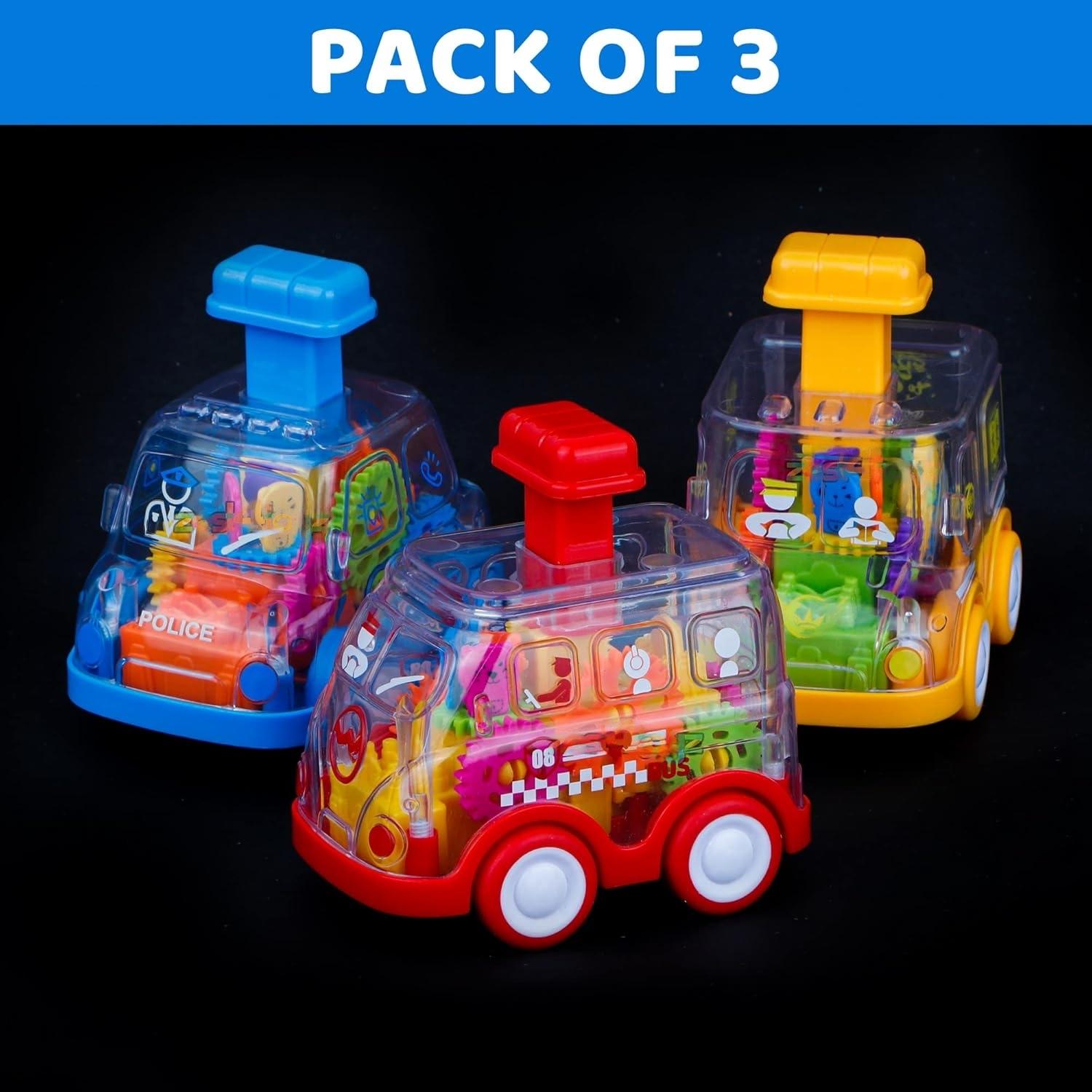 Pull Back Car Toys for Kids, friction toys, Press and Go Crawling Friction Toy Car