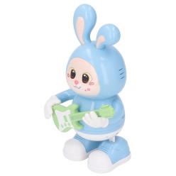 Electronic Interactive Rabbit Guitar LED Light Dancing Bunny Model Robot for Kids