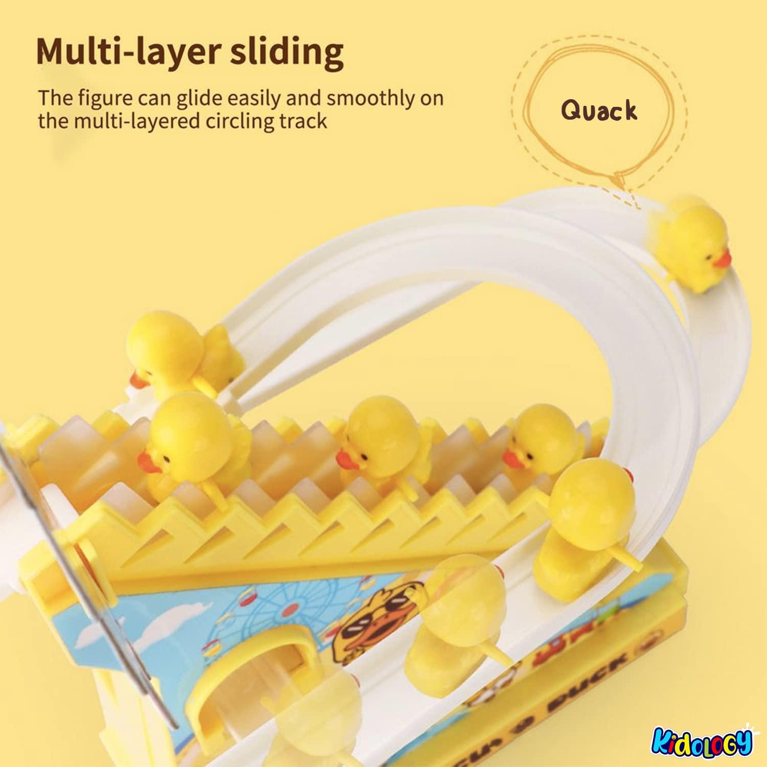 Fishing Game Toys with Slideway, Electronic Toy Fishing Set with Magnetic Pond, Learning Educational Toys