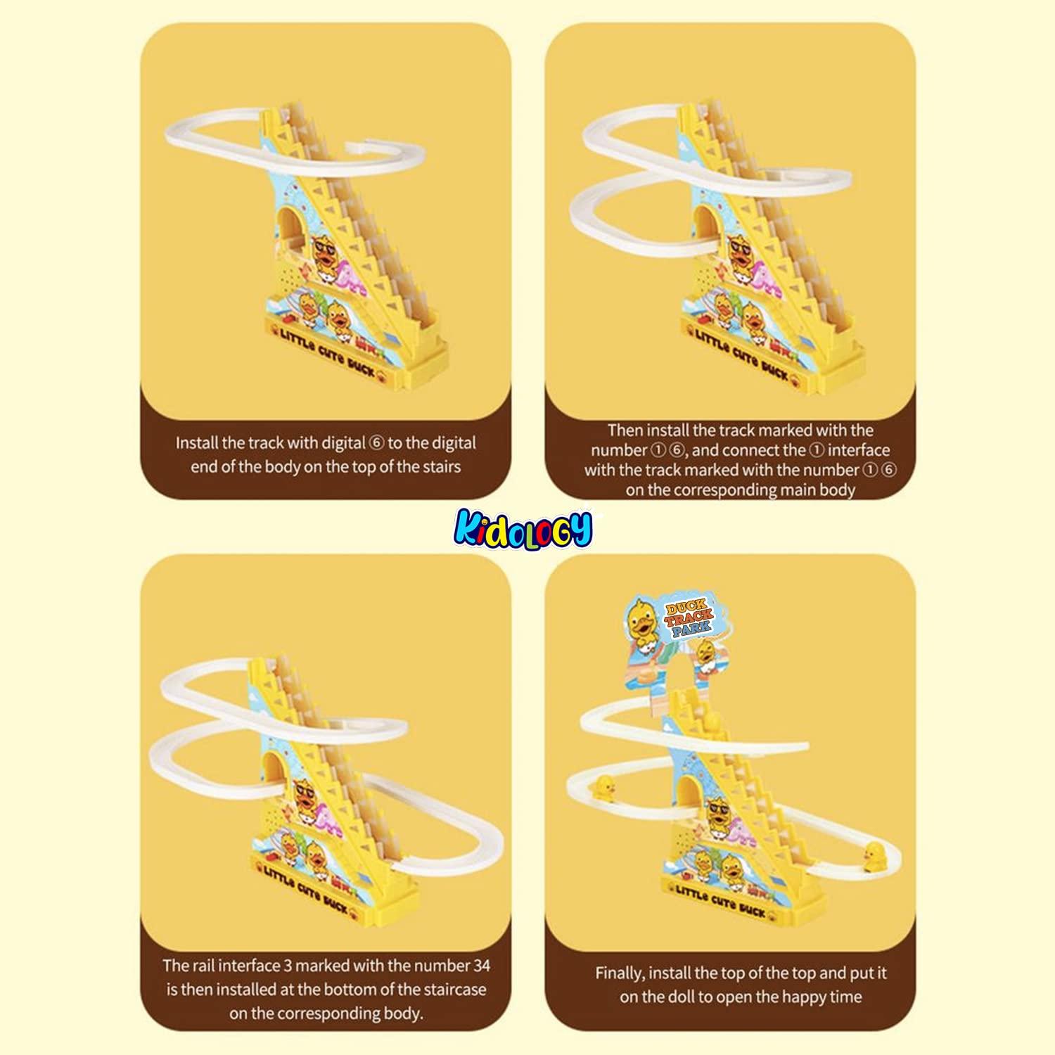 Fishing Game Toys with Slideway, Electronic Toy Fishing Set with Magnetic Pond, Learning Educational Toys