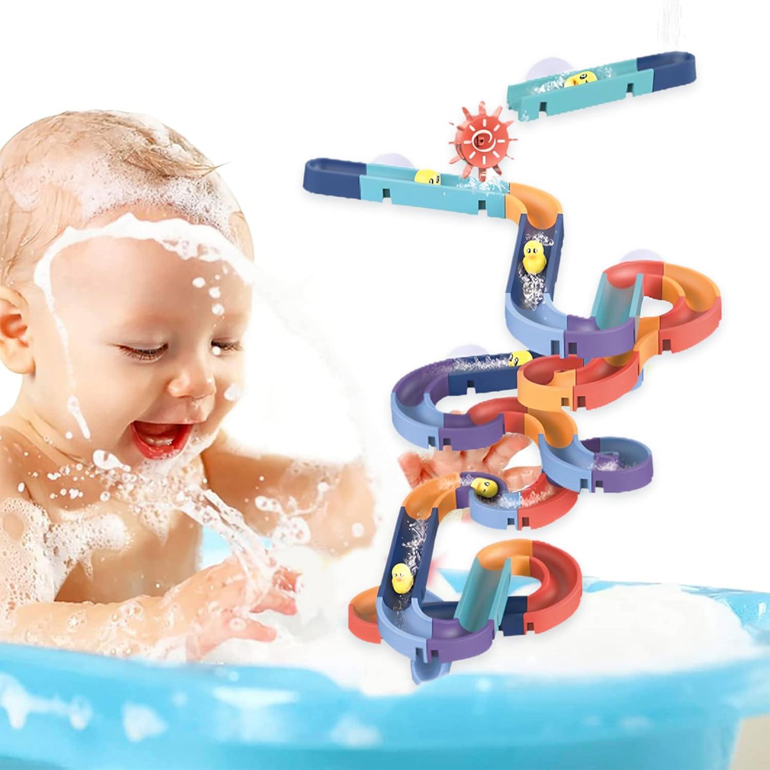 Fishing Game Toys with Slideway, Electronic Toy Fishing Set with Magnetic Pond, Learning Educational Toys