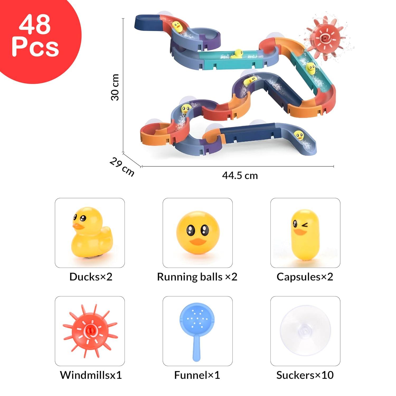 Fishing Game Toys with Slideway, Electronic Toy Fishing Set with Magnetic Pond, Learning Educational Toys