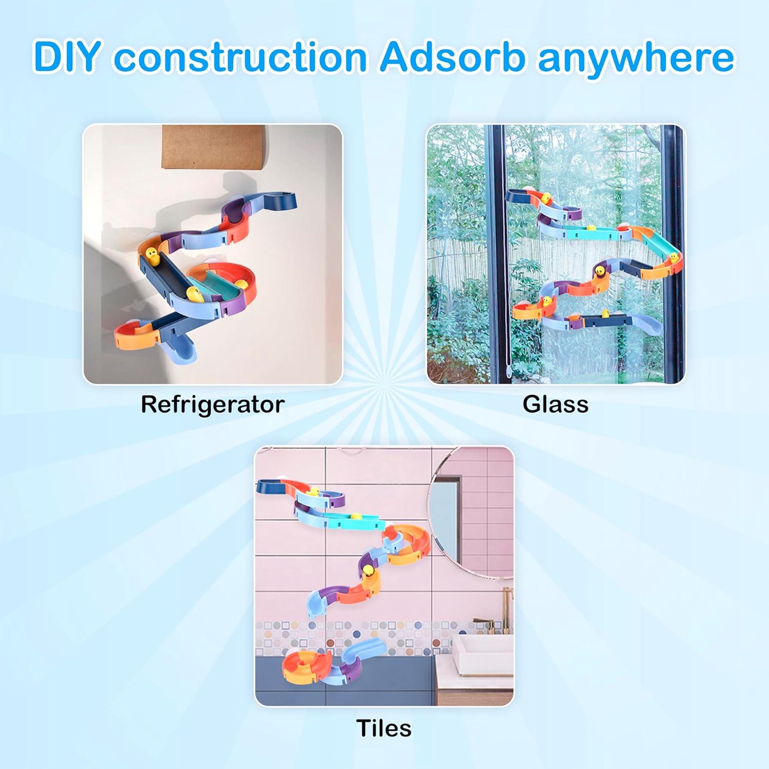 Fishing Game Toys with Slideway, Electronic Toy Fishing Set with Magnetic Pond, Learning Educational Toys