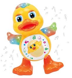 Dancing Duck With Light Music Sound Real Dancing Singing Duck Toy Moving Eyes Moving Lips Action Pet Toy