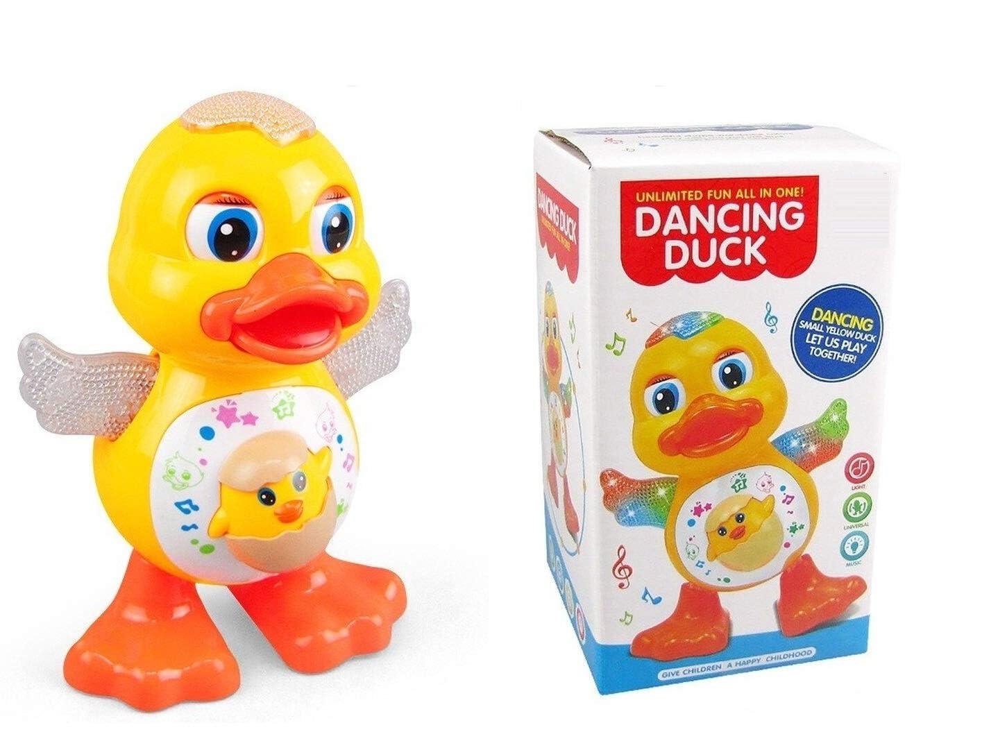 Dancing Duck With Light Music Sound Real Dancing Singing Duck Toy Moving Eyes Moving Lips Action Pet Toy