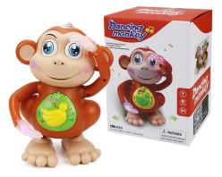 Dancing Monkey Musical Toys for Kids with Light and Sound, Dancing Funny Animal Toys Features with Hand Flapping and Legs Left Right Movements Dancing Toys