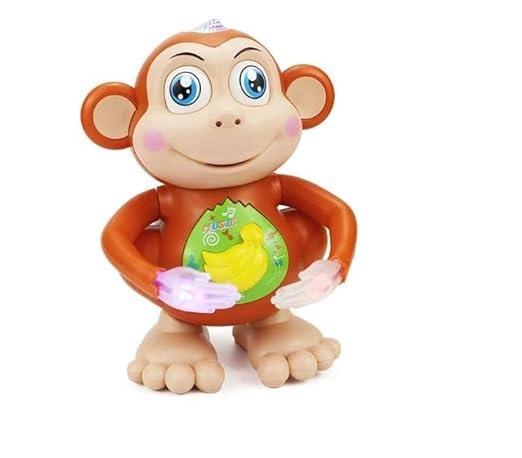 Dancing Monkey Musical Toys for Kids with Light and Sound, Dancing Funny Animal Toys Features with Hand Flapping and Legs Left Right Movements Dancing Toys