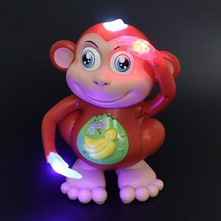 Dancing Monkey Musical Toys for Kids with Light and Sound, Dancing Funny Animal Toys Features with Hand Flapping and Legs Left Right Movements Dancing Toys