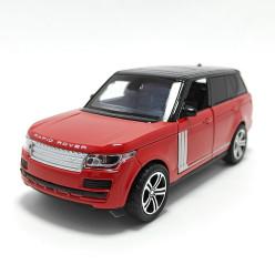 1:32 Range Rover Toy Car Metal Pull Back Diecast Car with Openable Door and Sound Light Gifts Toys for Kids (Red)