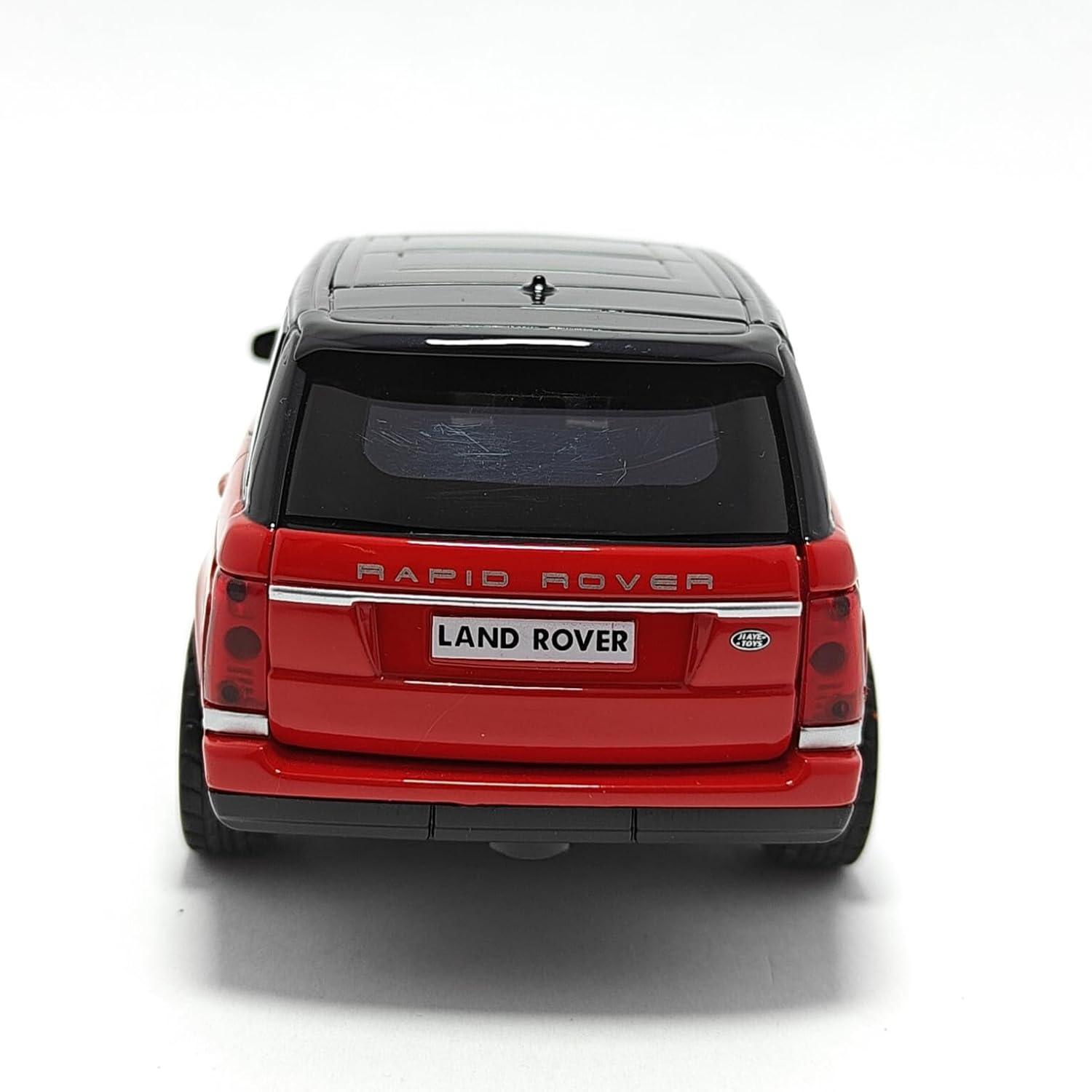 1:32 Range Rover Toy Car Metal Pull Back Diecast Car with Openable Door and Sound Light Gifts Toys for Kids (Red)