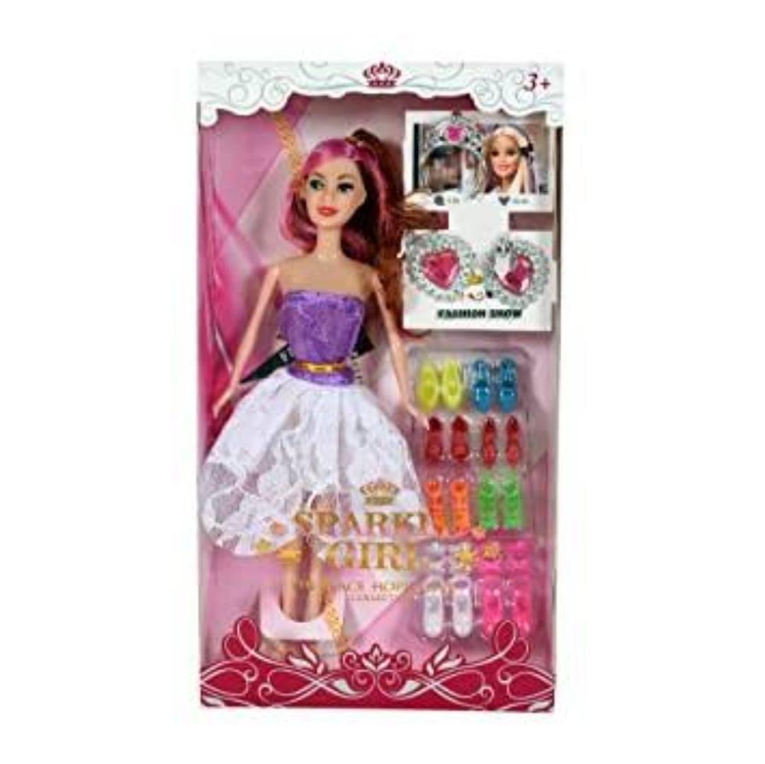 Modern Fashion Sparkle Girl Doll with Accessories Playset Dolls for Girls, Dolls Set for Kids Girls