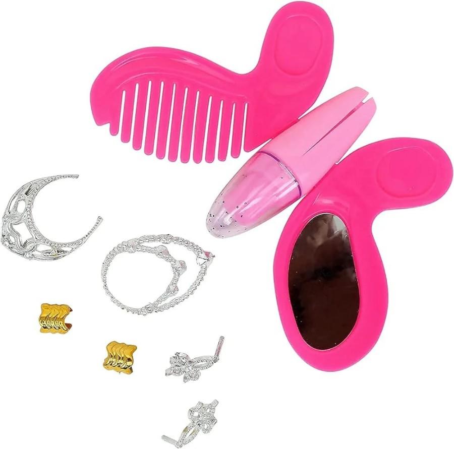 Beautiful Charming Fashion Doll With HAT, Tiara and Full Fashion Accessories, Amazing Dress Very Cute Smile and FACE. (RED & White)