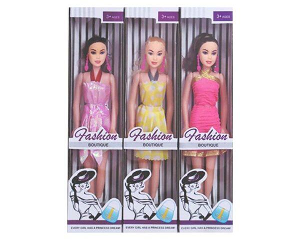 Set of 3Pcs Fashion Boutique Doll For Kid Girl - Pack Of 3 Doll