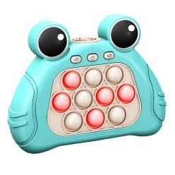 Mini Fast Push Pop Interactive Game Toy Light-up Bubble Pop Fidget Toy for Kids and Adults, Stress Relief, Pop-Push Game Machine with Light and Music - Design As Per Stock