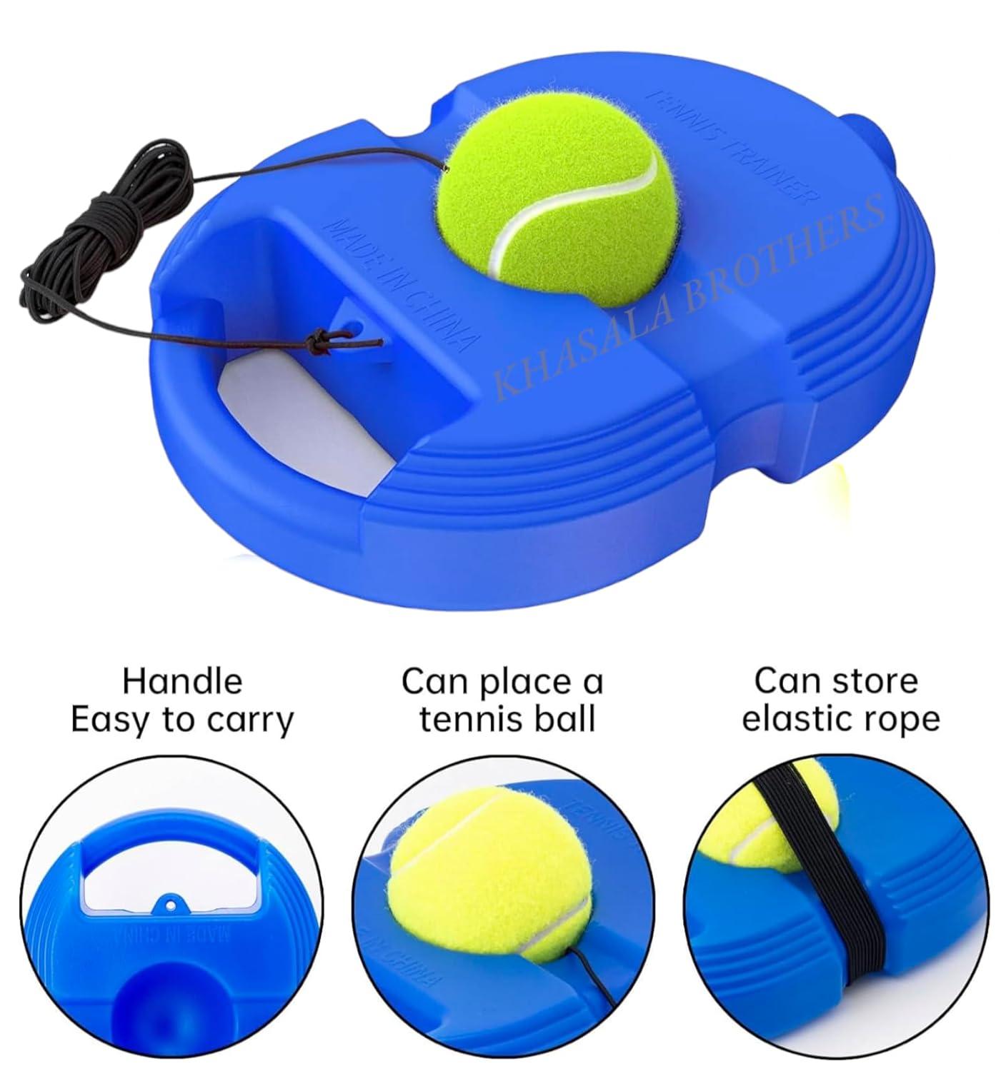 Tennis Trainer Rebound Ball Set, Tennis Balls Solo Tennis Training Equipment, Practice Ball with String, Portable Training Tool for Kids and Adult (Pack of 1 Set)
