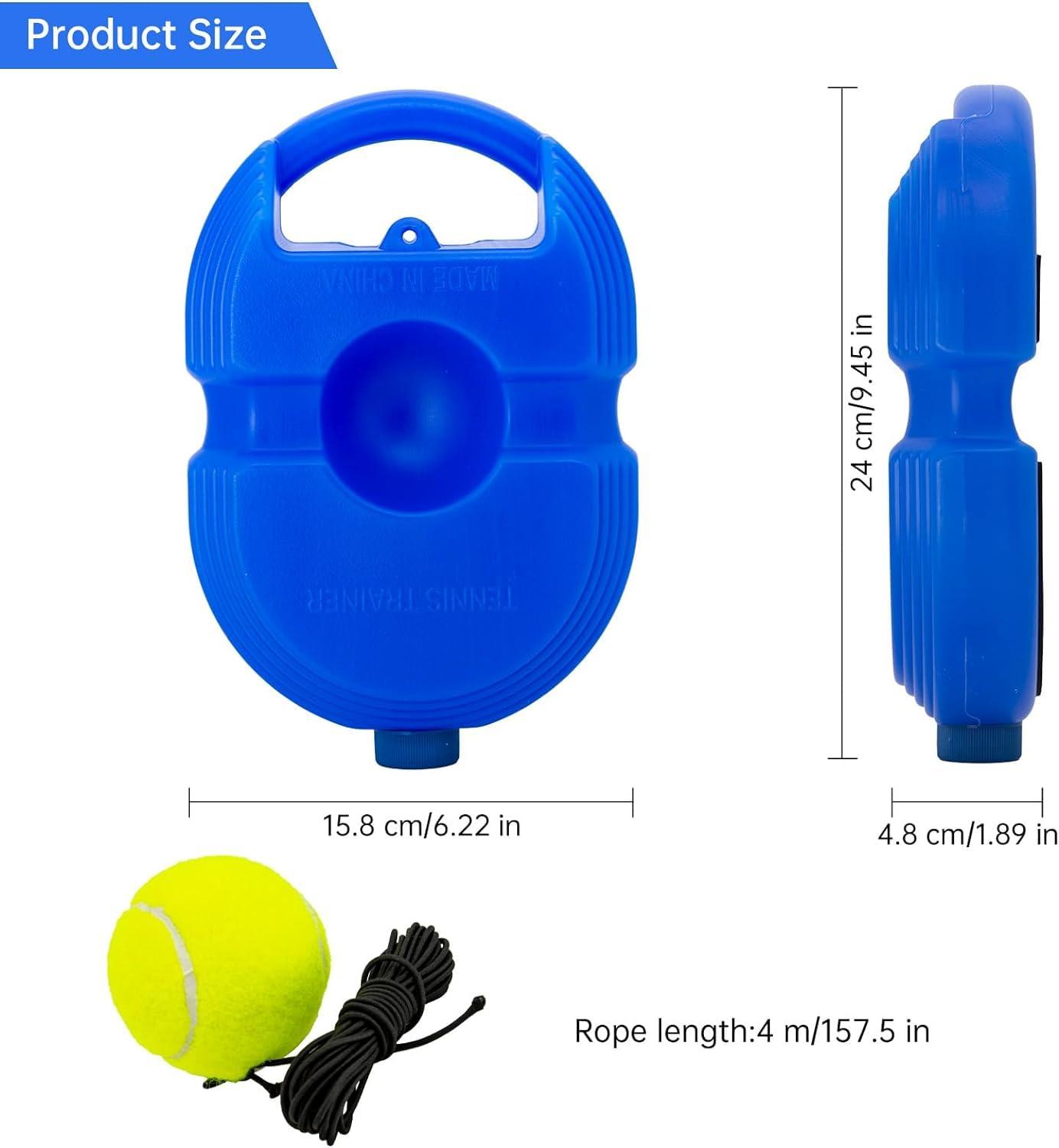 Tennis Trainer Rebound Ball Set, Tennis Balls Solo Tennis Training Equipment, Practice Ball with String, Portable Training Tool for Kids and Adult (Pack of 1 Set)