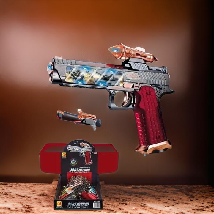 Toys Gun For Kids Vibration Electric Weapons Toy battery Operated Gun With Sound And Light - Pack Of 1