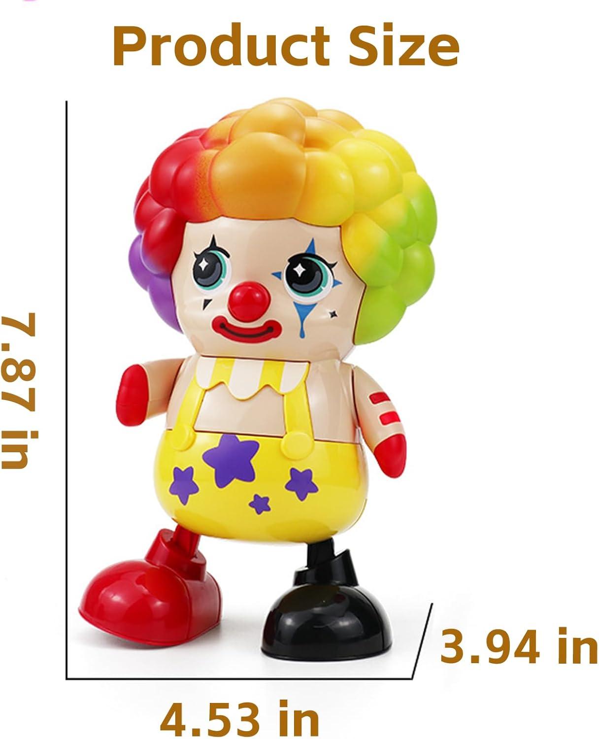 Musical Clown Toys with Dance & Music Babies Crawling Light Up Toys