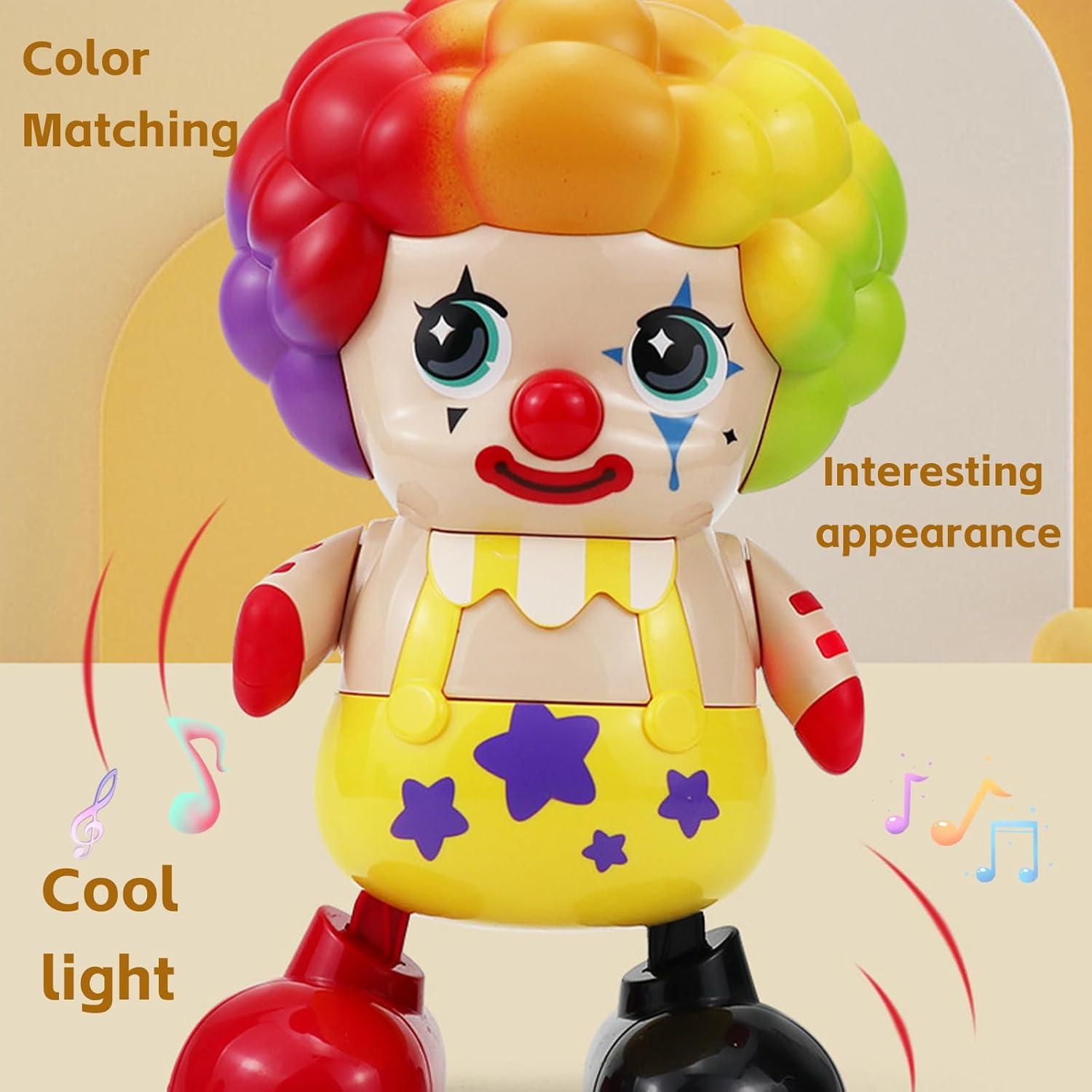 Musical Clown Toys with Dance & Music Babies Crawling Light Up Toys