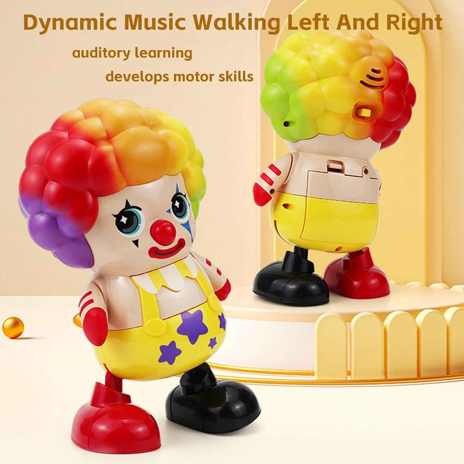 Musical Clown Toys with Dance & Music Babies Crawling Light Up Toys