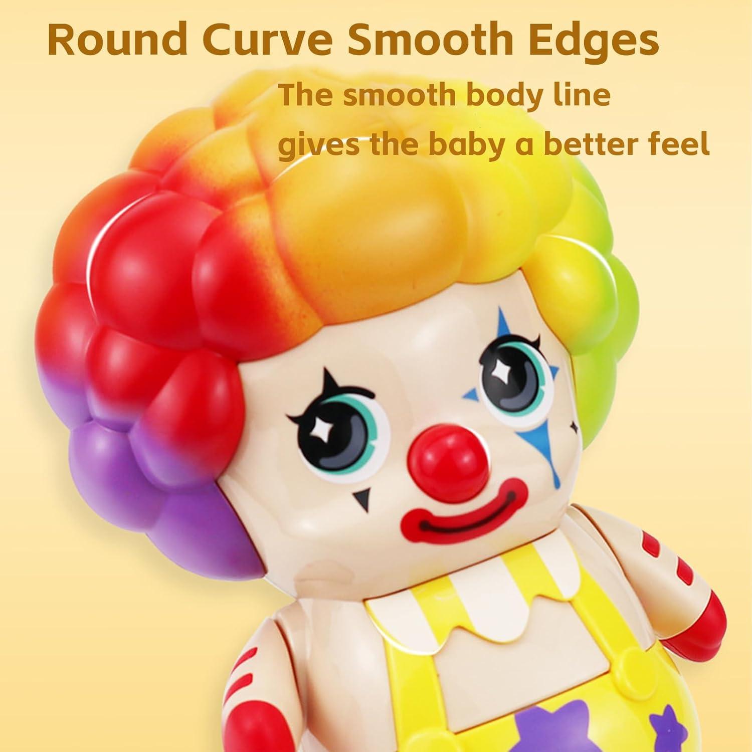 Musical Clown Toys with Dance & Music Babies Crawling Light Up Toys