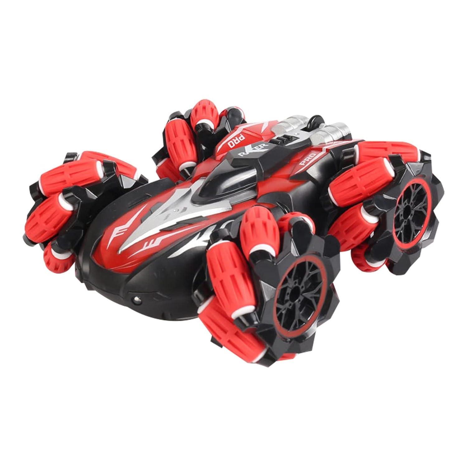 Remote Control Drift Stunt Car, Electric Watch Sensor Remote Control Car, Horizontal Drift, Stunt Spin with LED, 4WD Toys
