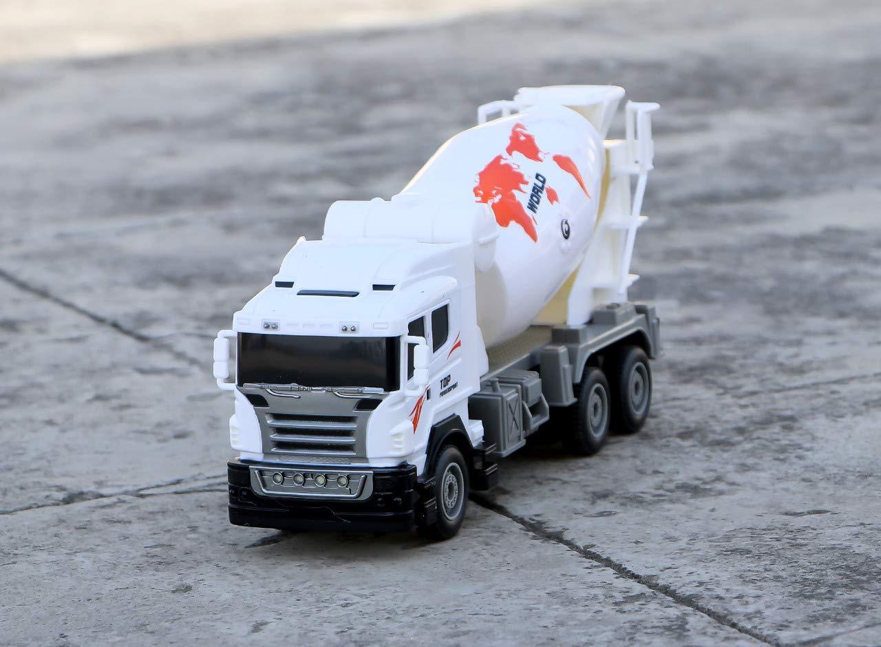 Remote Control Battery Operated Cement Mixer Truck, Rotating Cement Barrel | Remote Control Toy for Boys, Pack of 1 - Multicolor
