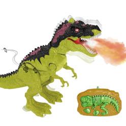 Kids 2.4Ghz Remote Control Multifunction RC Dinosaurs Battery Operated Toy Plastic Dinosaur Toys Simulated Walking Tyrannosaurus