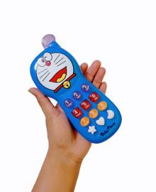 Doraemon Musical Mobile Button Phone Toy for Baby, Multicoloured - Pack of 1