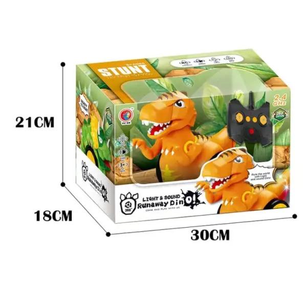 Electric Remote Control Stunt Tyrannosaurus Robot Toy - Remote Control Dinosaur - REMOTE CONTROL DINOSAUR - Multicolor